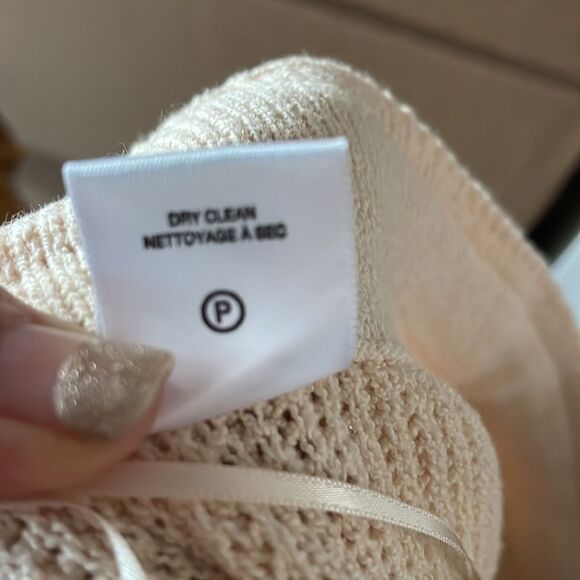 NEW Alc martell high waist crop knit flare womens pants desert rose - Picture 12 of 15